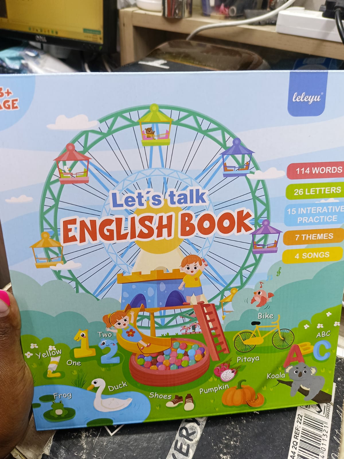 Audio Early childhood English Words Sound book, listen, learn read for Kids intelligence