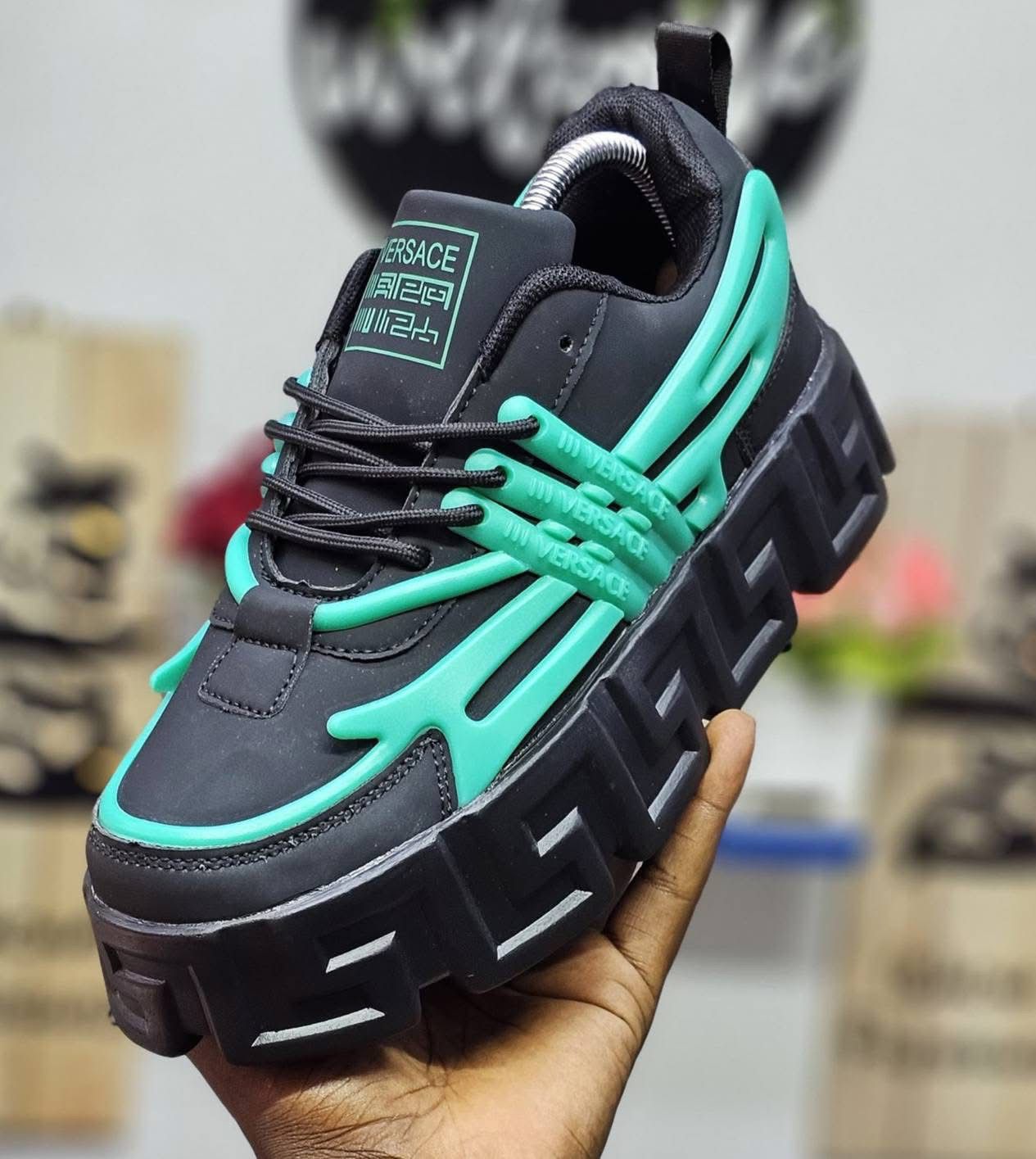 Latest Trending Original Versace Unisex Men and Women Sneaker Shoe Sizes 40-45
