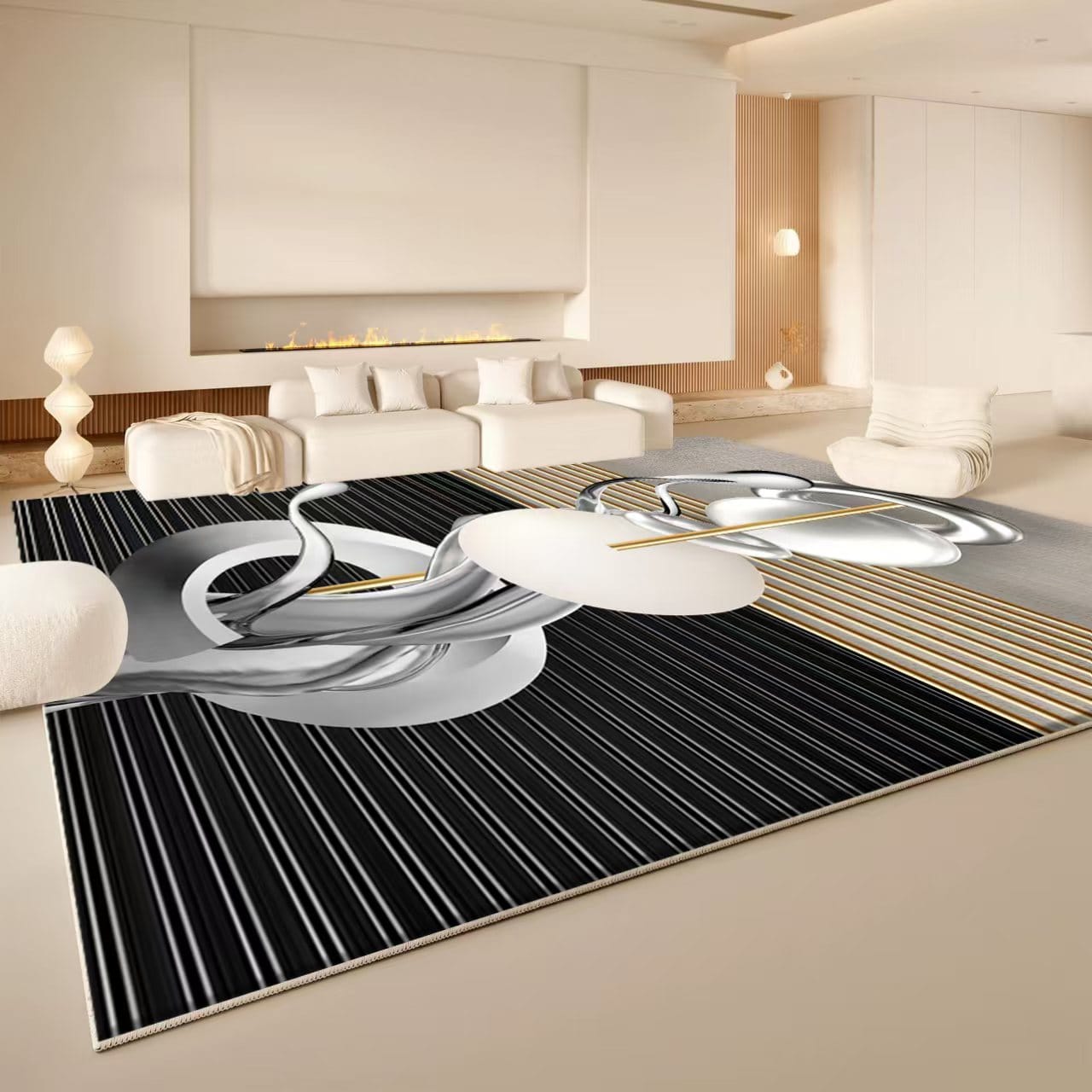 High Quality 7*10 Luxurious 3D Carpet for Living Room Bedroom Mat Indoor Washable Floor Home and Decor Mat Size 7x10