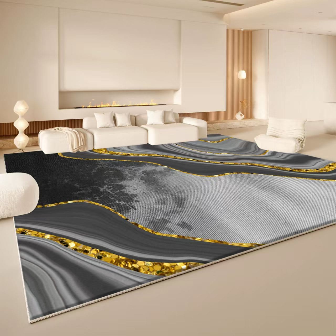 High Quality 7*10 Luxurious 3D Carpet for Living Room Bedroom Mat Indoor Washable Floor Home and Decor Mat Size 7x10