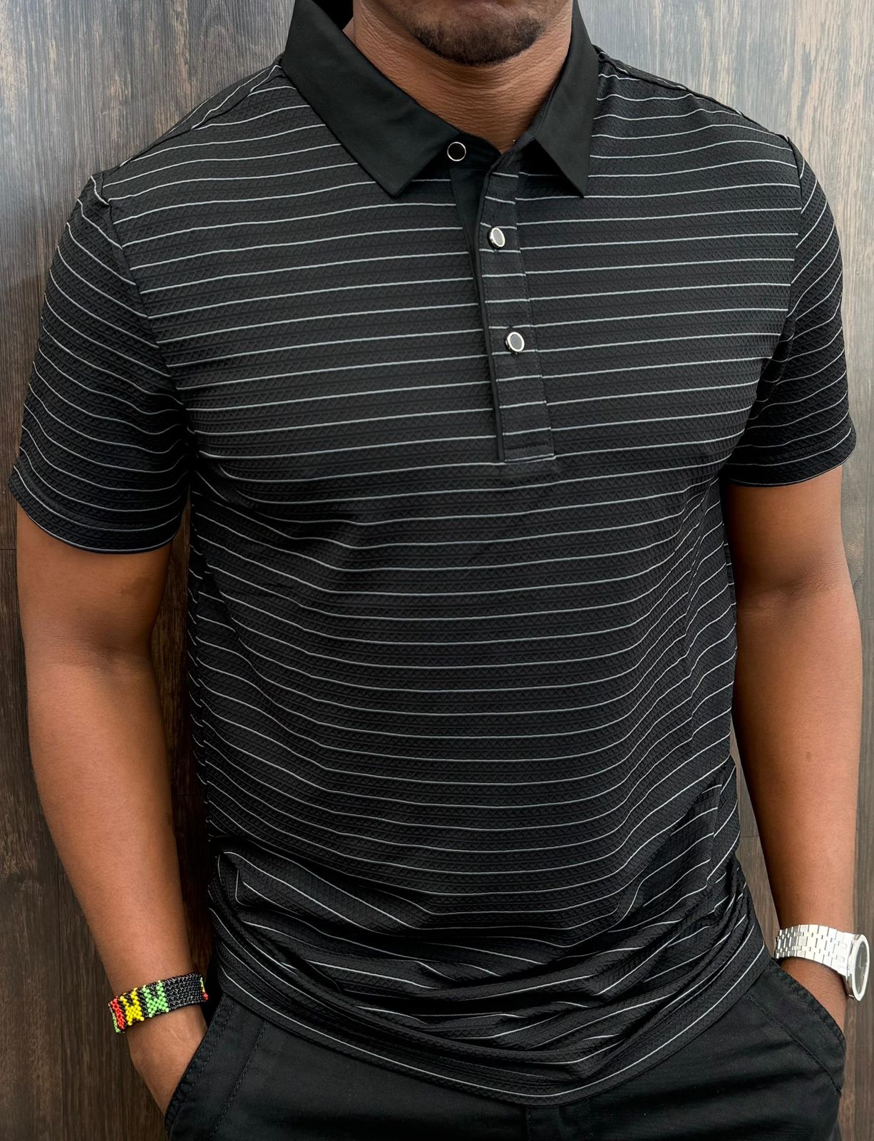 Men Casual Short Sleeve Stripped Shirts Stylish Half Button Down Summer Shirt Comfortable Breathable Top for Men Smart Casual Wear Beach Travel Everyday Fashion Sizes M to 2XL
