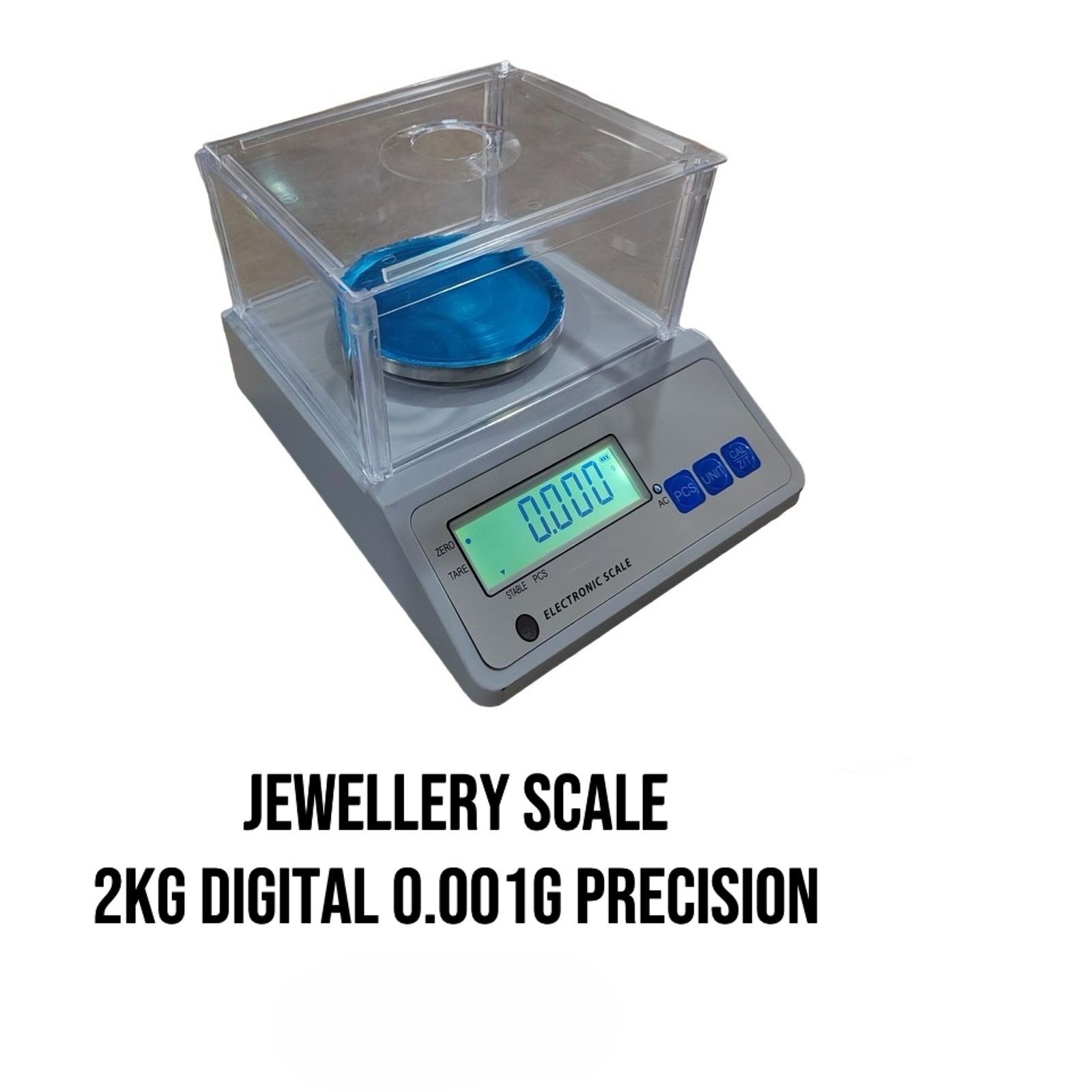 Digital Jewellery Scale 2kg – High Precision 0.001g Accuracy Pocket Mini Weighing Scale ⚖️✨