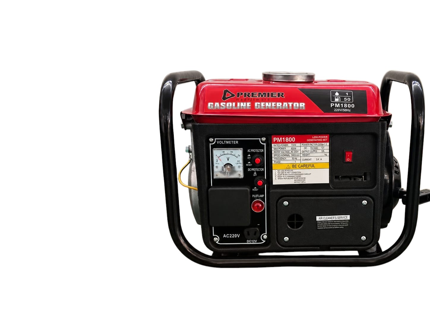 Premier PM1800 2-Stroke 800W Portable Gasoline Generator – Compact Power Solution for Home & Outdoor Use