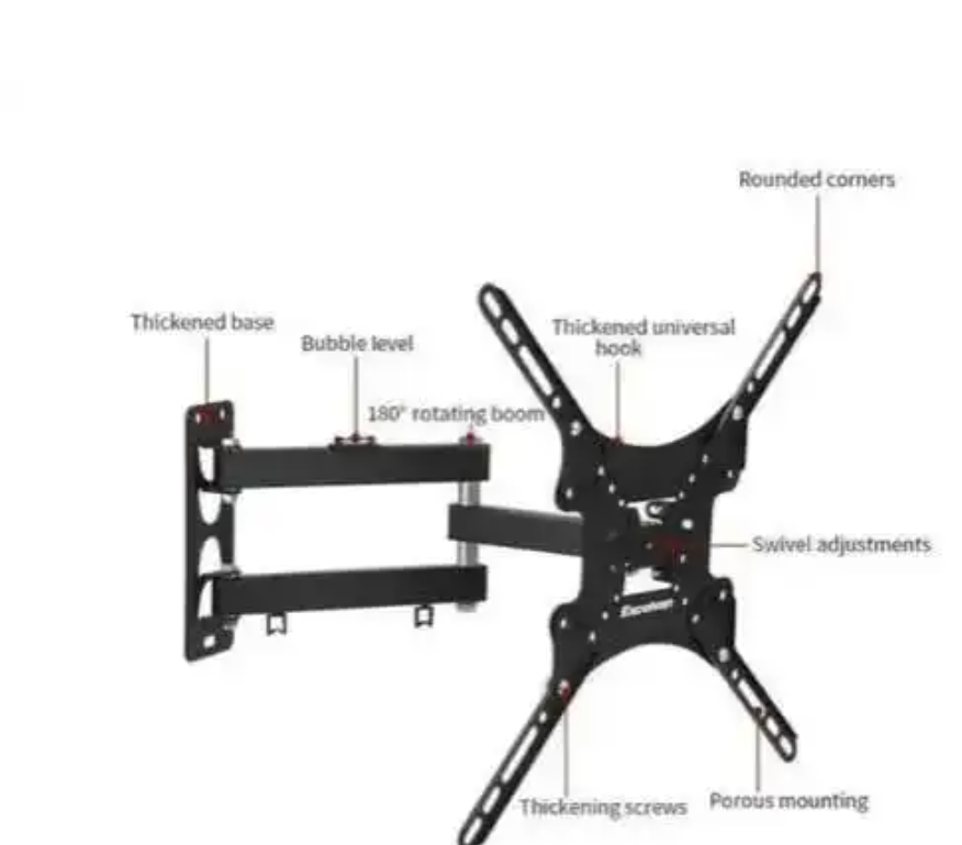 TV Wall Mount TV Stand 14″-55″ Steel Material Fixed - Swivel Solid Wall Black Quality product rotating wall bracket 14 inch to 55 inch support affordable HDL-11