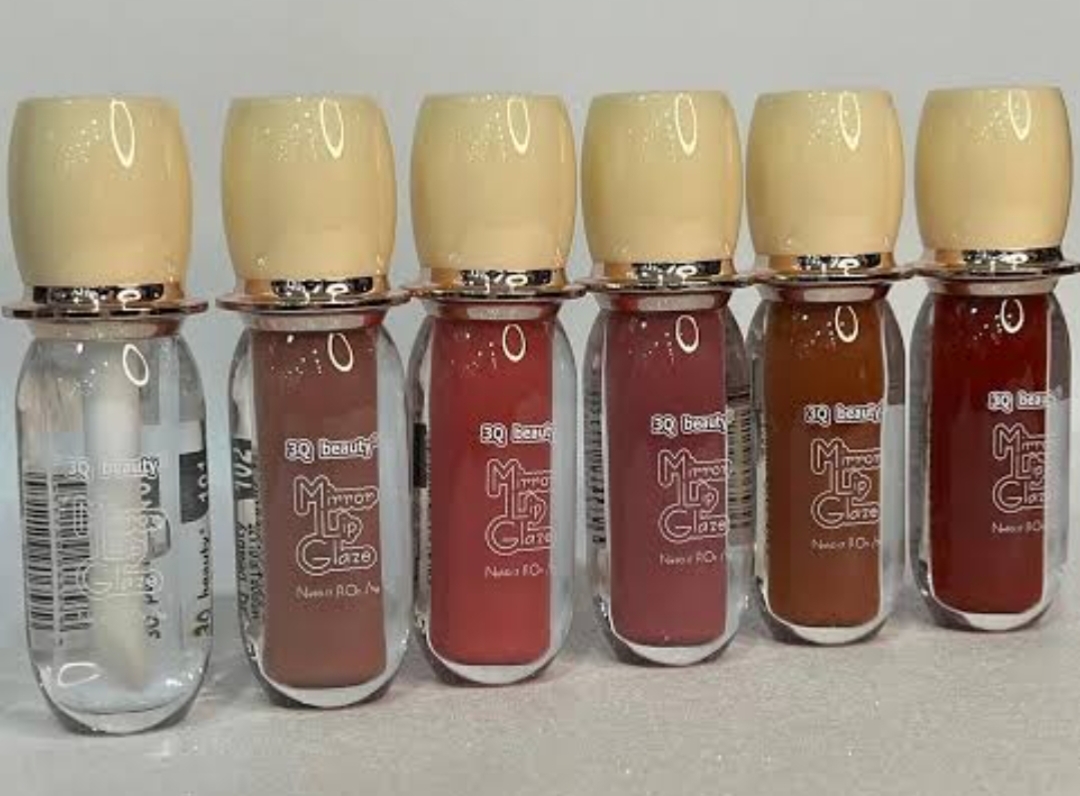 3pcs mirror glossy smooth Lip gloss different shades makeup women Lip gloss