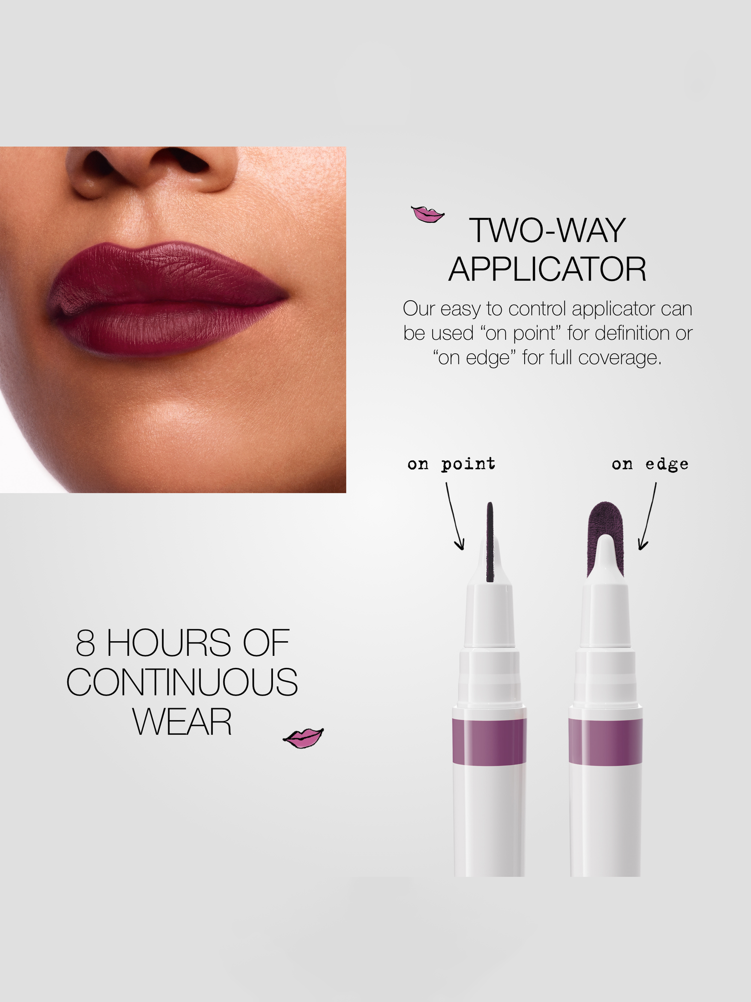 Pencil Lip stain, Lip liner , two ways applicator, Lip stain lip liner view 3