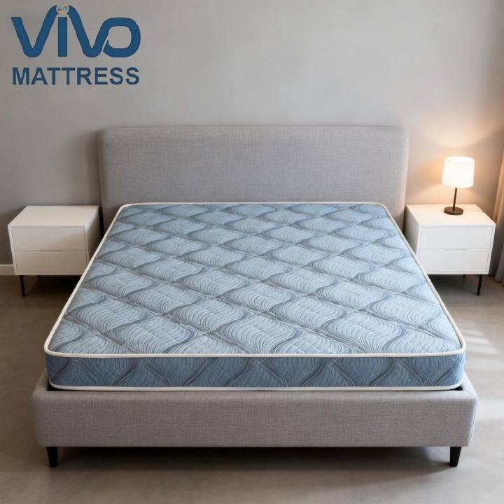 Vivo Quilted Top Mattress Kenya – Super High Density Foam Mattress with Flowers | Deep Sleep & Gentle Cushioning | Quilted Design for Bedroom Comfort | All Bed Sizes