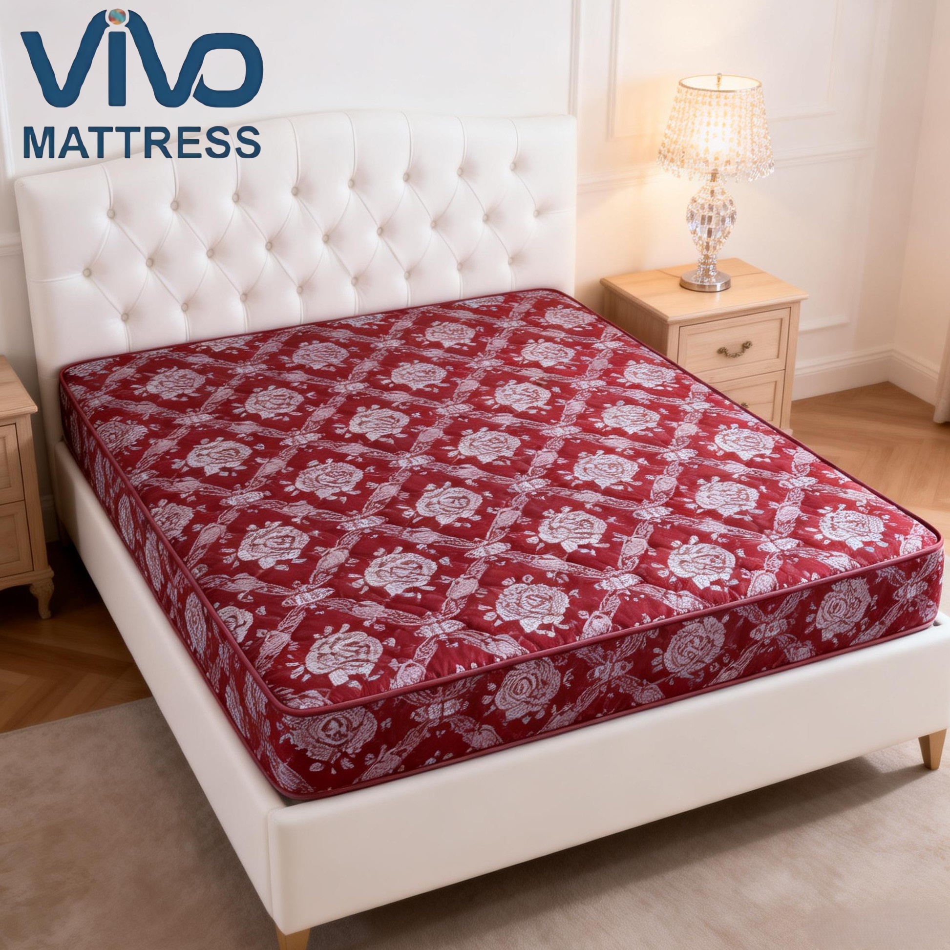 Vivo Official Mattress Kenya – Quilted High Density Foam Bed Mattress | Authentic Brand Quality & Breathable Support | All Standard Sizes 3×6 to 6×6
