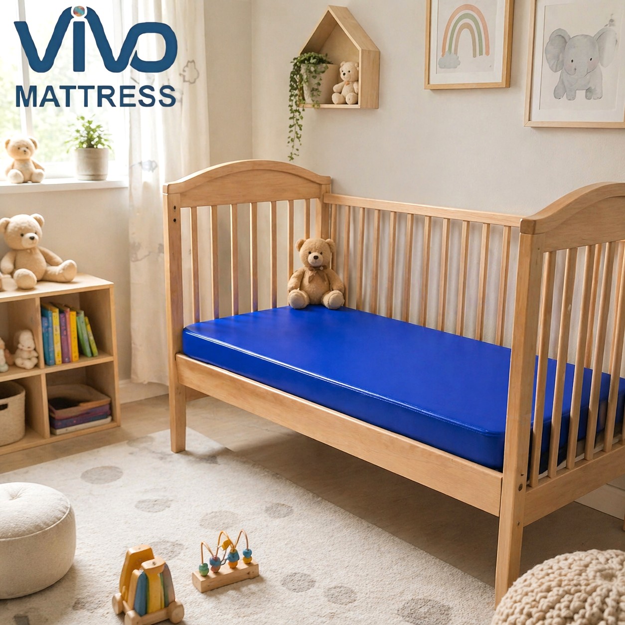 Vivo Baby Mattress Kenya – Quilted High Density Infant Crib Mattress | Safe Soft & Durable Baby Sleep Support | Perfect for Cots & Cribs
