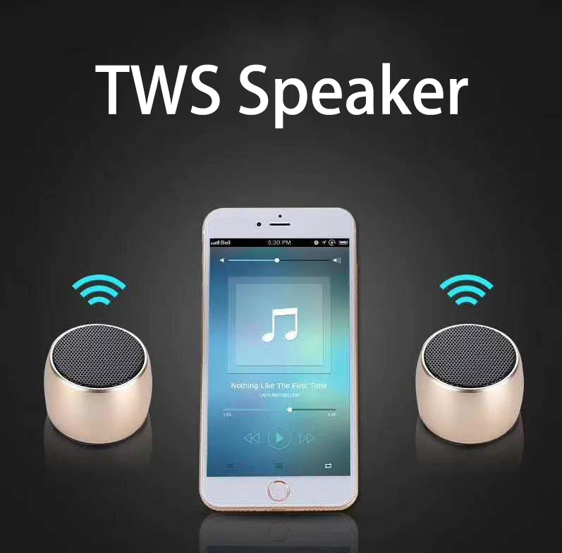 1PC Bluetooth Speaker Mini Sound box Wireless Speakers Portable Small Soundbar Alloy Music Box Caixa De Som Altavoz Bluetooth