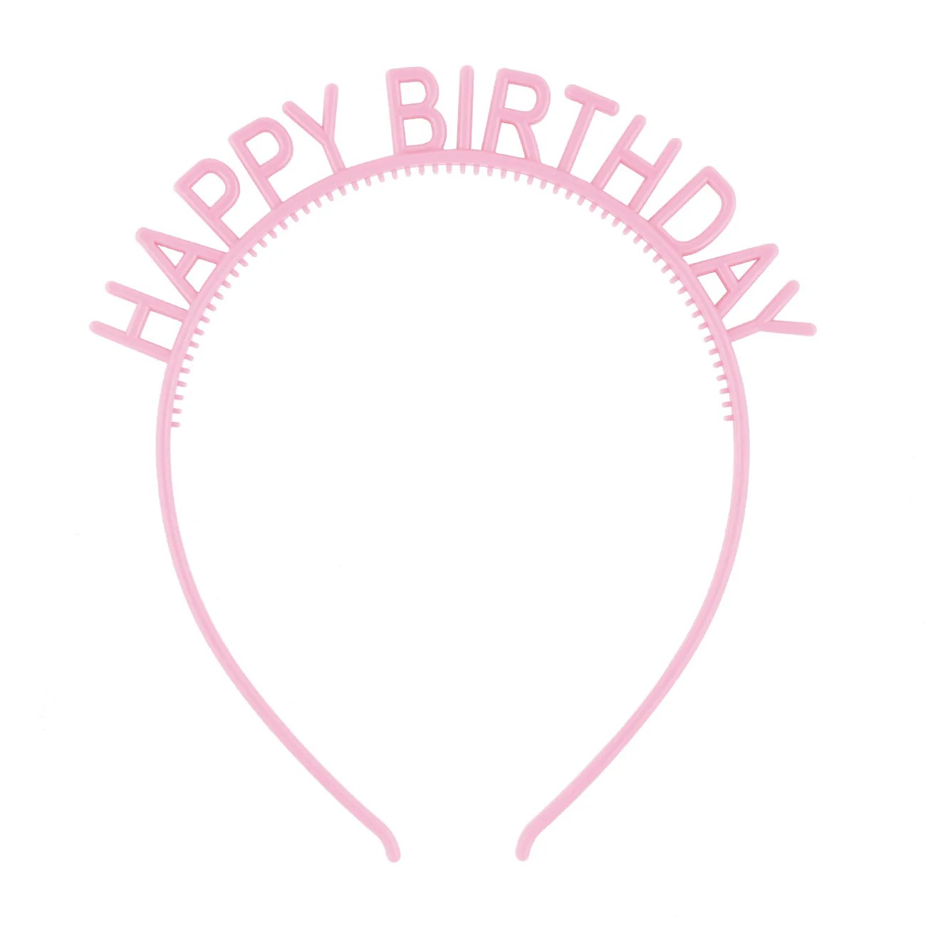 Baby Pink Happy Birthday Crown Headband for Girls – Birthday Party  crown birthday accessories
