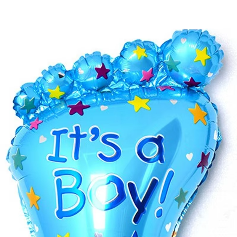 Baby Shower Balloon Decoration Set for Girl and Boys– It’s a Girl /Boy Pink Blue Foil Balloons, Baby Girl /Baby Boy Heart & Bow