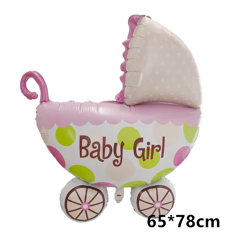 Baby Shower Balloon Decoration Set for Girl and Boys– It’s a Girl /Boy Pink Blue Foil Balloons, Baby Girl /Baby Boy Heart & Bow