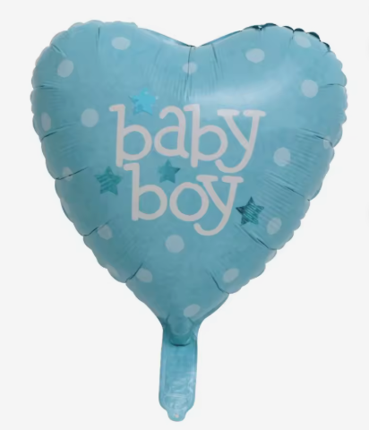 Baby Shower Balloon Decoration Set for Girl and Boys– It’s a Girl /Boy Pink Blue Foil Balloons, Baby Girl /Baby Boy Heart & Bow