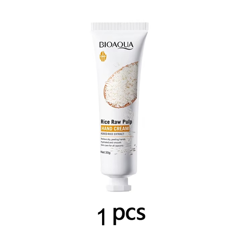 Rice Hand Cream Volumizing Rejuvenating Nourishing Moisturizing Refreshing Non-Greasy Hand Care Cream 30g