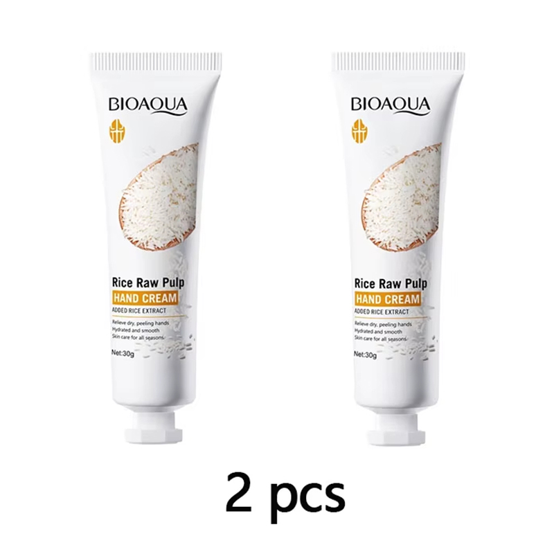 Rice Hand Cream Volumizing Rejuvenating Nourishing Moisturizing Refreshing Non-Greasy Hand Care Cream 30g