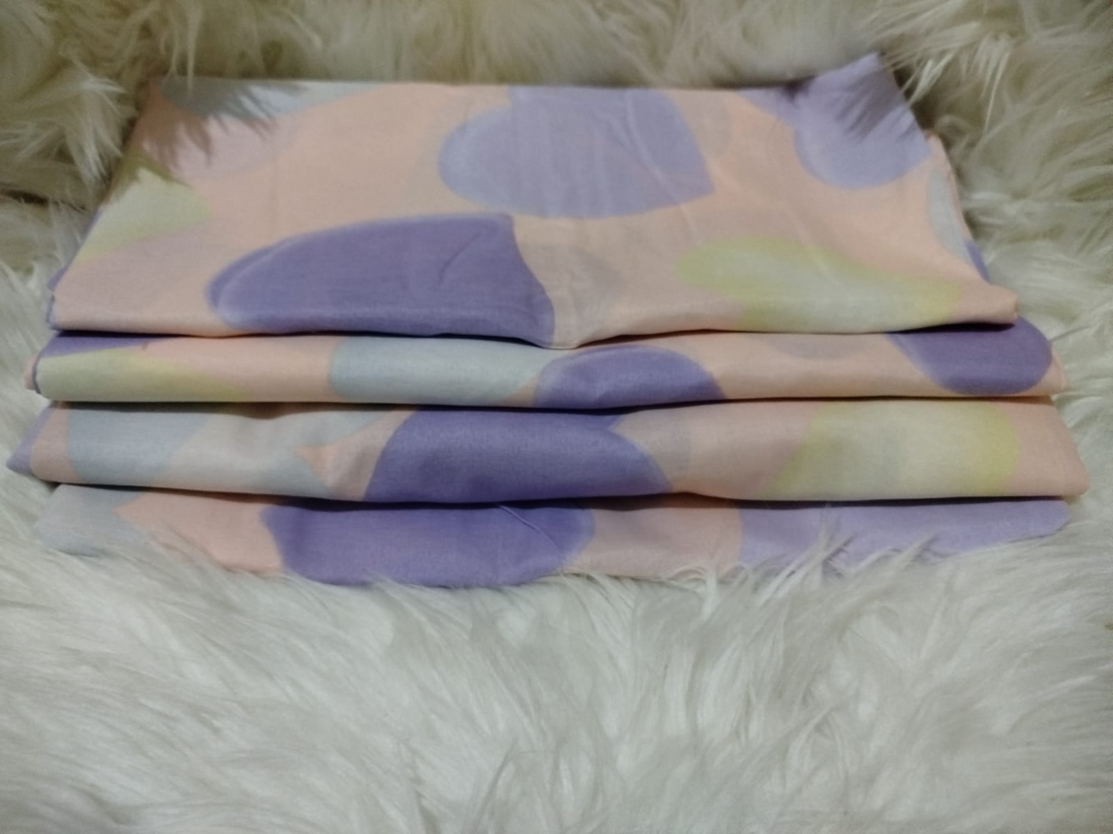 4x6 Bedsheet Set 4 Pcs (2 Bedsheets & 2 Pillowcases)