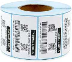 60mm x 40mm Direct Thermal Labels, Self-Adhesive Address Shipping Thermal Stickers,Barcode Thermal Papers,  Note Mark for Office Kitchen Printer-1 Roll, 800 Labels(Size:800pcs)