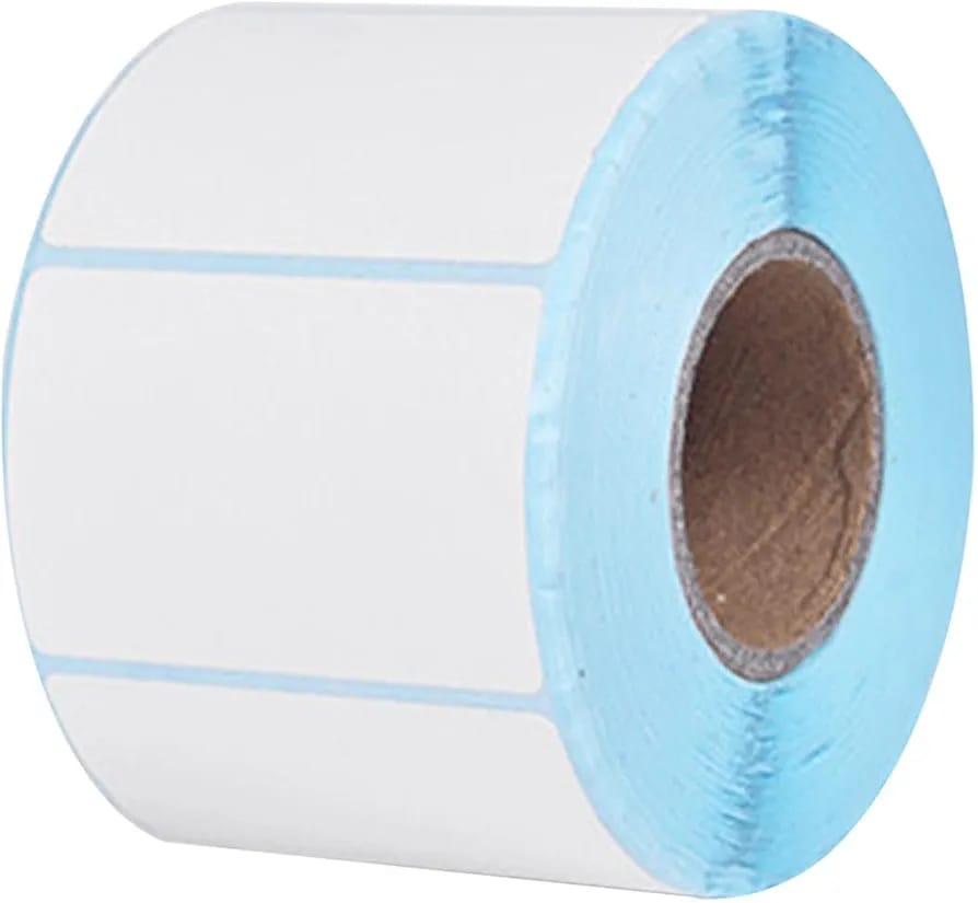 60mm x 40mm Direct Thermal Labels, Self-Adhesive Address Shipping Thermal Stickers,Barcode Thermal Papers,  Note Mark for Office Kitchen Printer-1 Roll, 800 Labels(Size:800pcs)