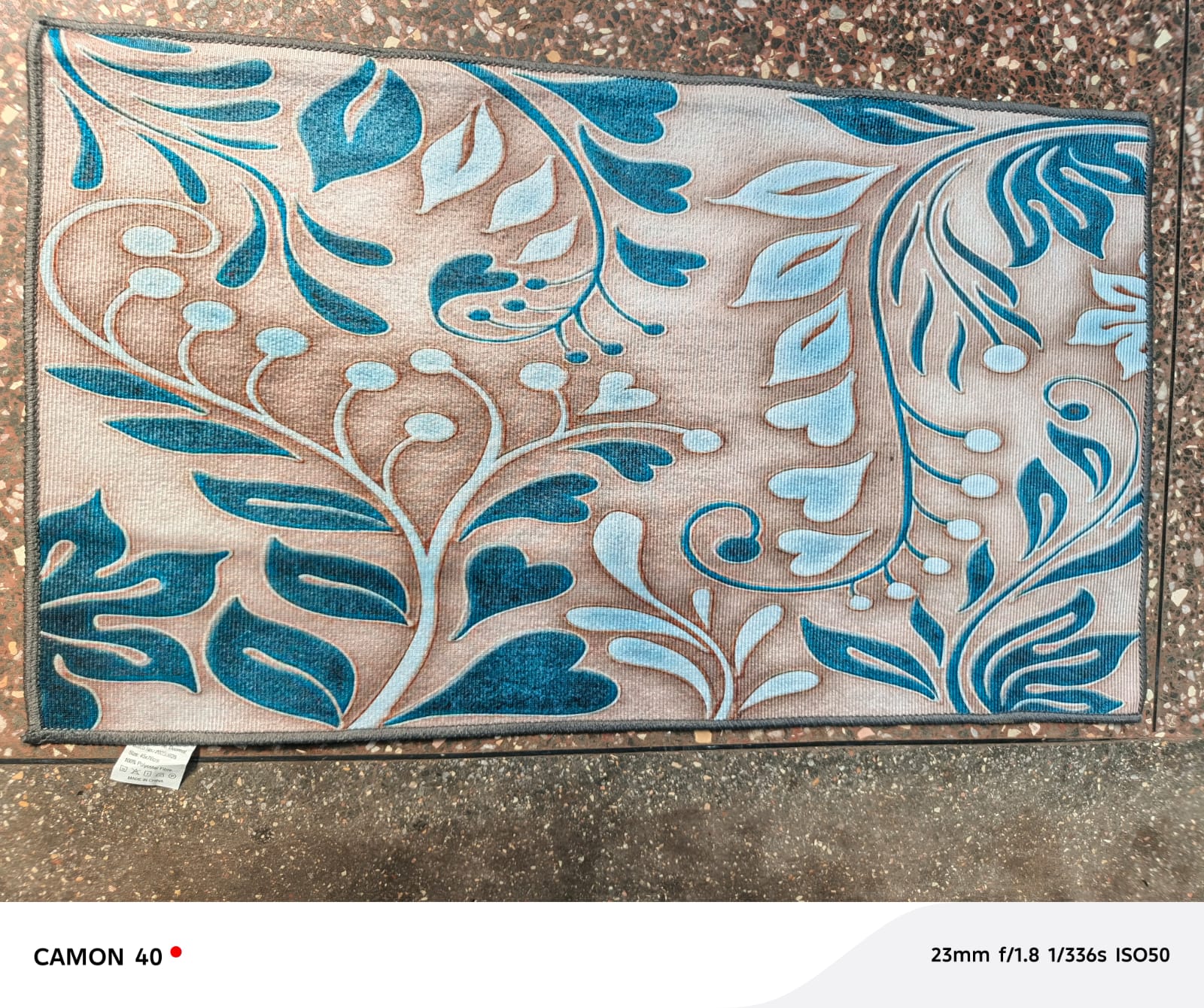 Soft, Non-Slip & Elegant 3D Doormat - 50×80 cm