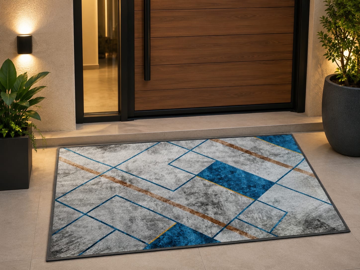 Soft, Non-Slip & Elegant 3D Doormat - 50×80 cm