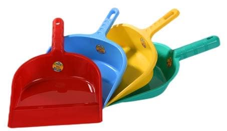 Plastic Dustpan with Long Handle,Dust Collector Pan, Floor Brooming Dustpan for Home Cleaning, Dust Pan for Home & Office
