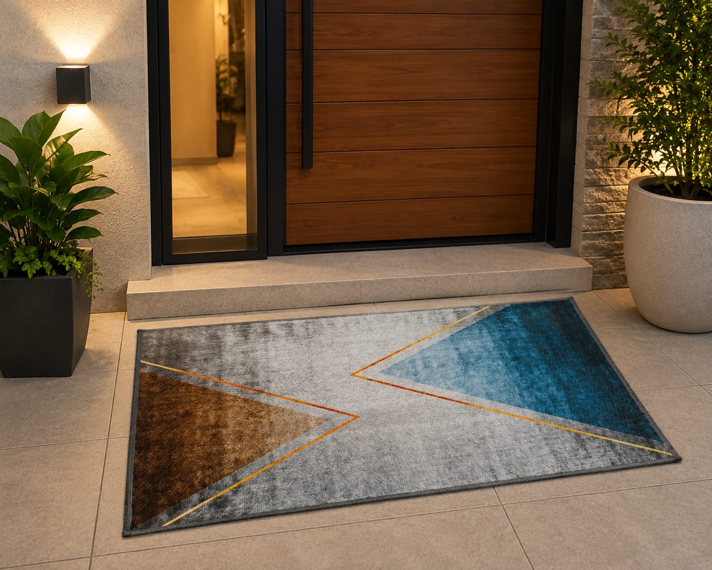 Soft, Non-Slip & Elegant 3D Doormat - 50×80 cm