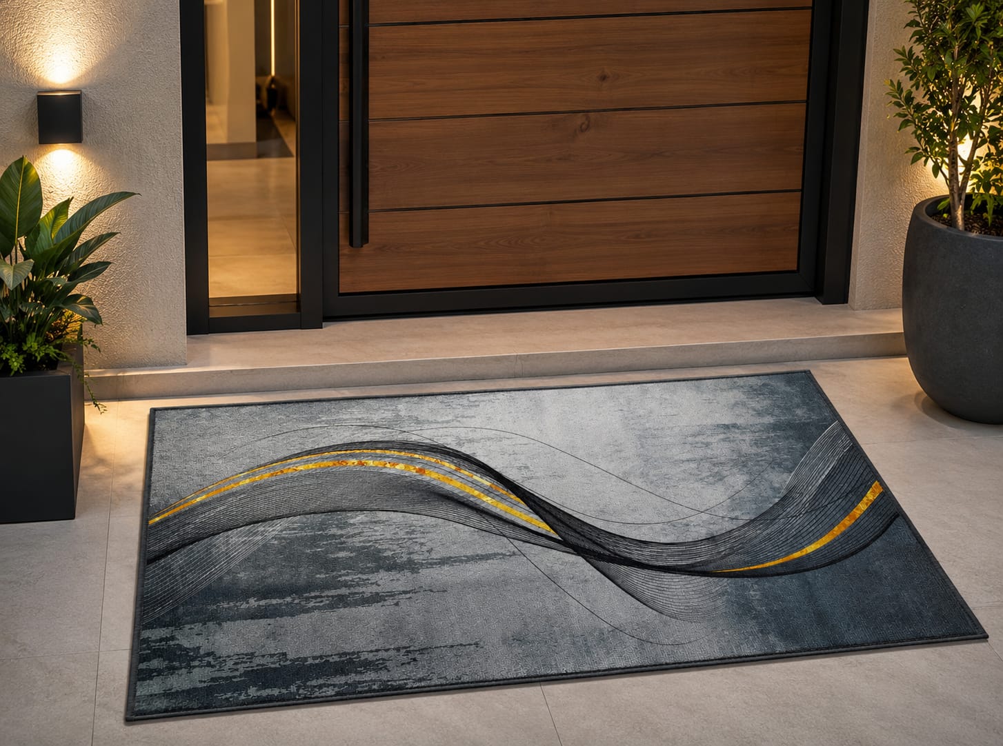 Soft, Non-Slip & Elegant 3D Doormat - 50×80 cm