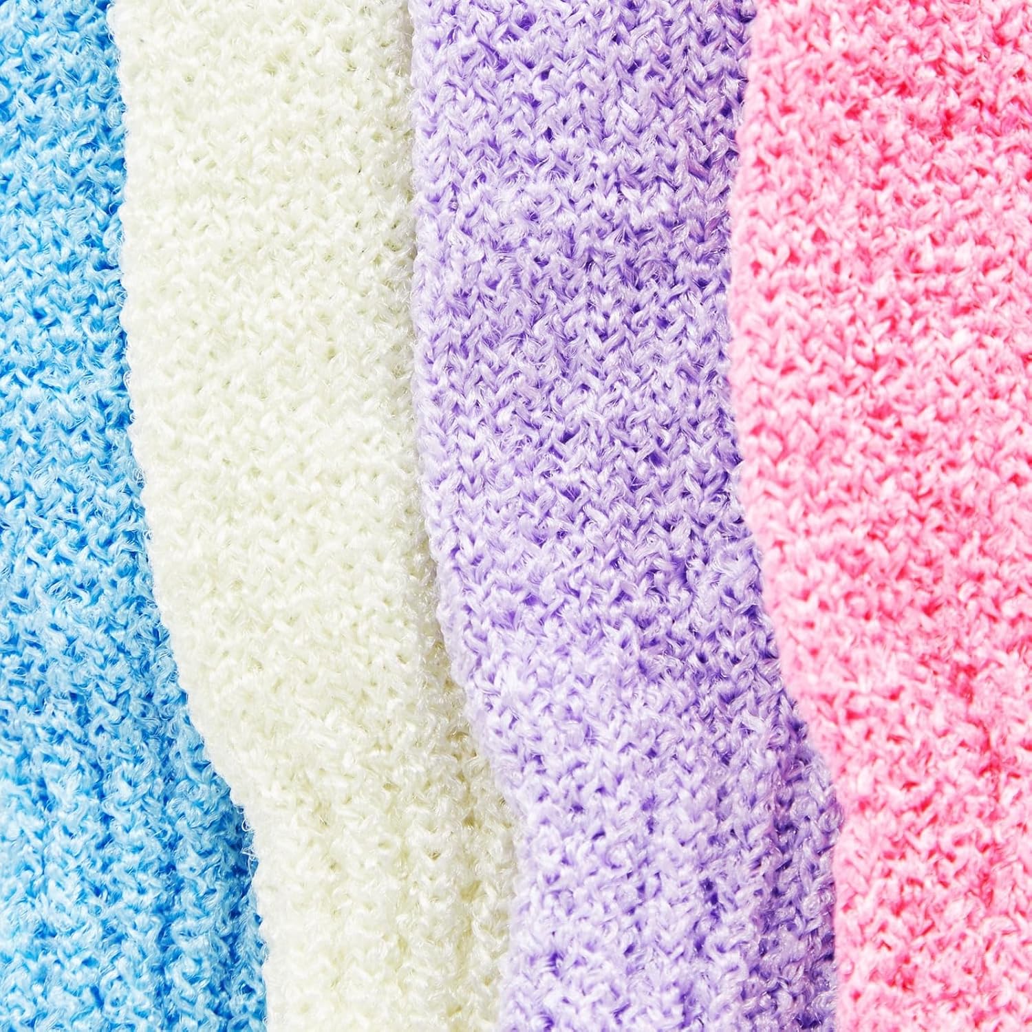 Exfoliating Gloves for Shower, Scrub Exfoliate Glove Mitt Bath Face Spa Hand Scrubber Wash Deep Scrubbing Dead Skin