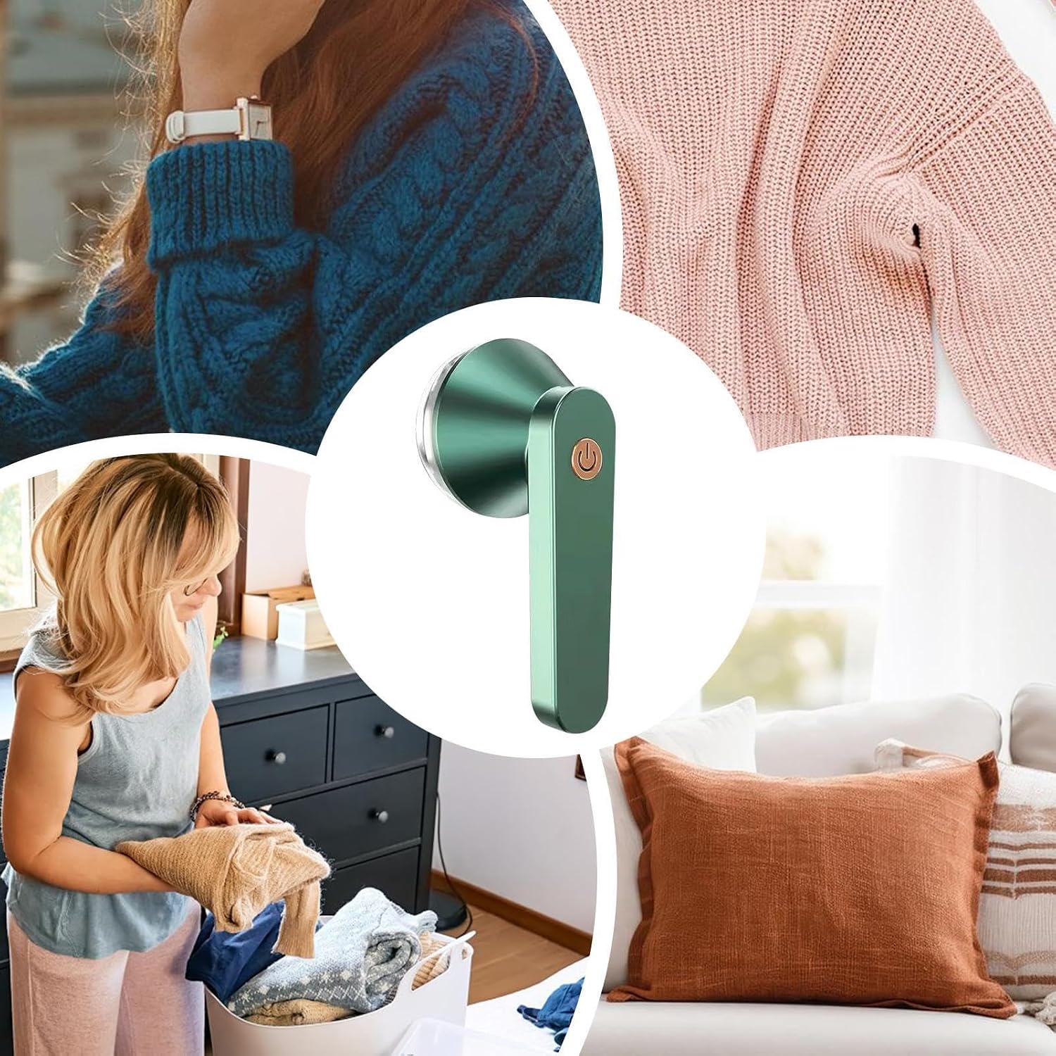 Electric Lint Shaver for Clothes and Furniture, Electric Lint Remover, Rechargeable, Sweater Shaver for Removing Pilling Removal of Fuzz Pills