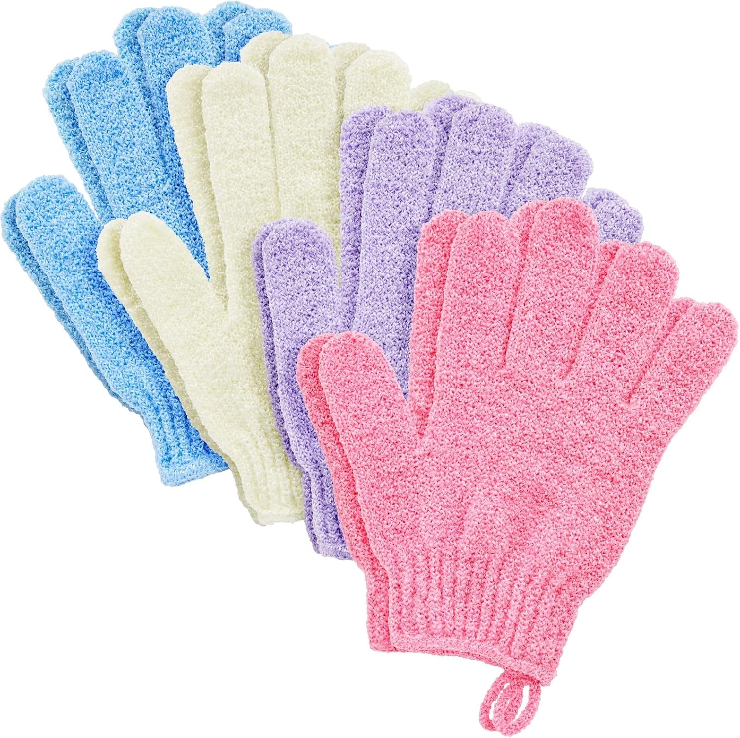 Exfoliating Gloves for Shower, Scrub Exfoliate Glove Mitt Bath Face Spa Hand Scrubber Wash Deep Scrubbing Dead Skin