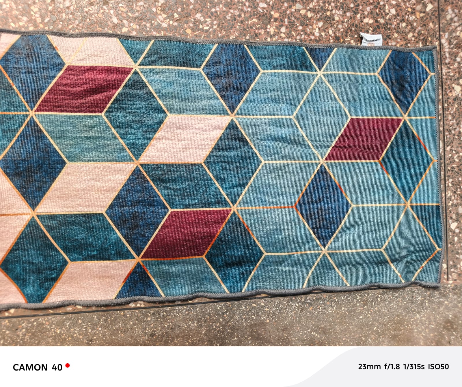 Soft, Non-Slip & Elegant 3D Doormat - 50×80 cm