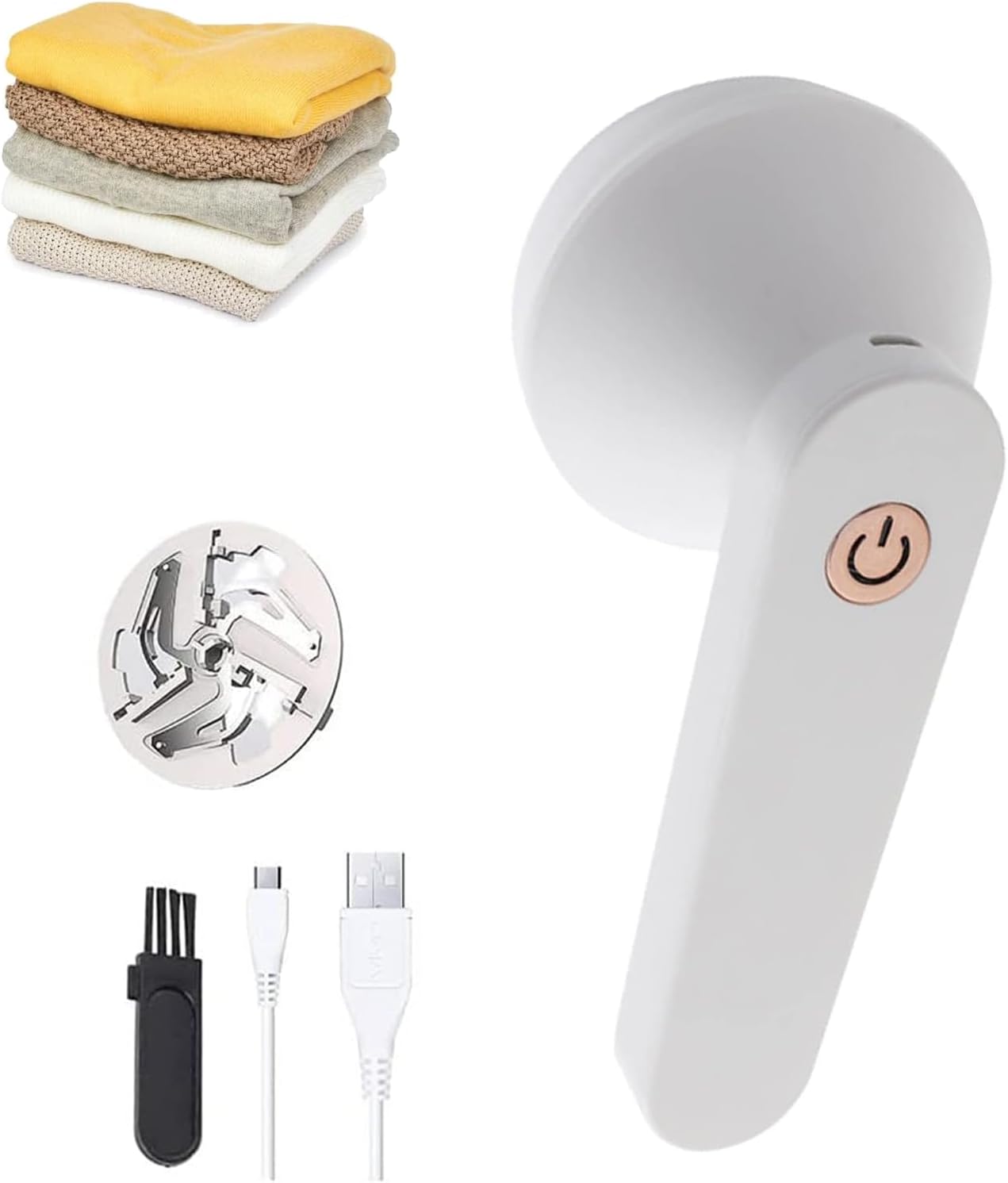 Electric Lint Shaver for Clothes and Furniture, Electric Lint Remover, Rechargeable, Sweater Shaver for Removing Pilling Removal of Fuzz Pills