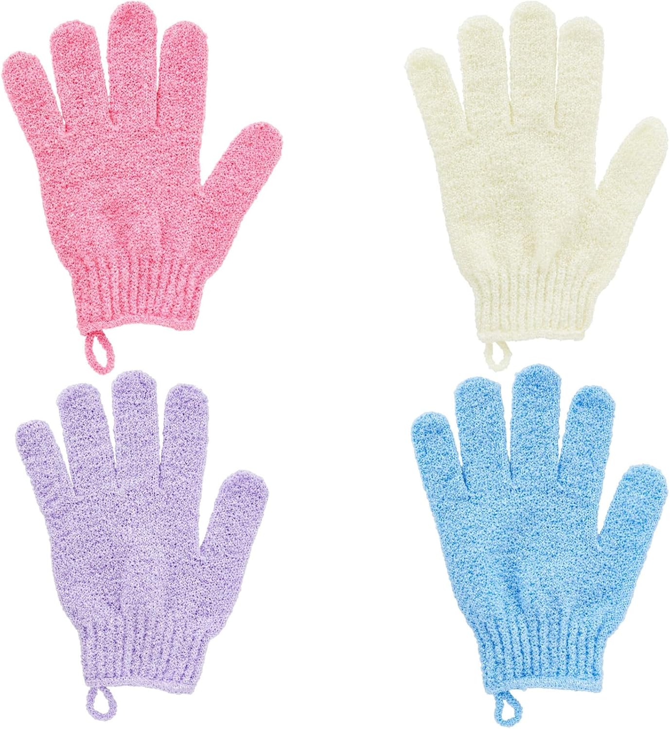 Exfoliating Gloves for Shower, Scrub Exfoliate Glove Mitt Bath Face Spa Hand Scrubber Wash Deep Scrubbing Dead Skin