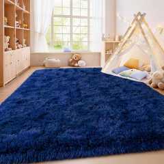 Super Soft Fluffy Carpet Area Rugs for Living Room, Bedroom Shaggy Large Rugs Modern Floor Carpet, with Anti-slip Sticker 1.5 cm thick, 160x200cm Size