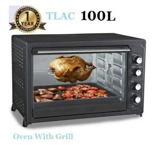 CLEARANCE OFFER TLAC 100L Electric Oven with Rotisserie & Convection, Powerful 2800W Capacity