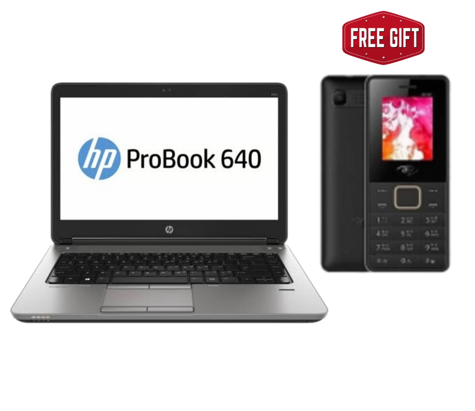 Probook 640 G1 Laptops, Intel Core i5 8GB RAM, 500GB Hard Disk Renewed Laptop 14'' Inches Screen, Bluetooth Webcam, Windows 11 PRO Activated, Office & Basic Software Installed + Free Phone