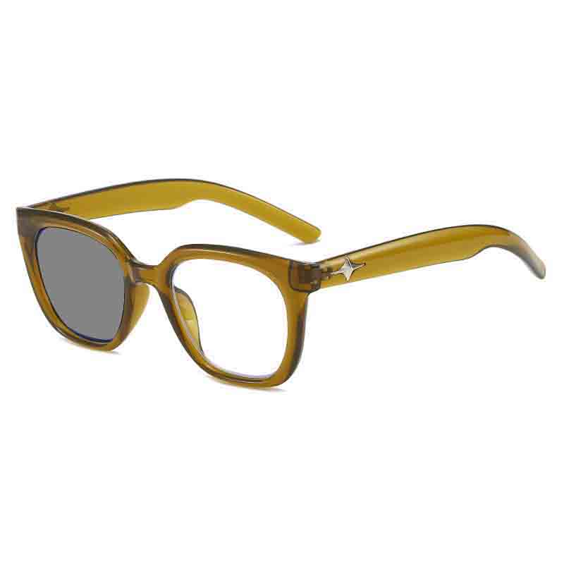 Photochromic Sunglasses Women Men Glasses Change Color Sun Glasses Optical Eyeglasses Plain glasses Eyewear Square Sunglasses