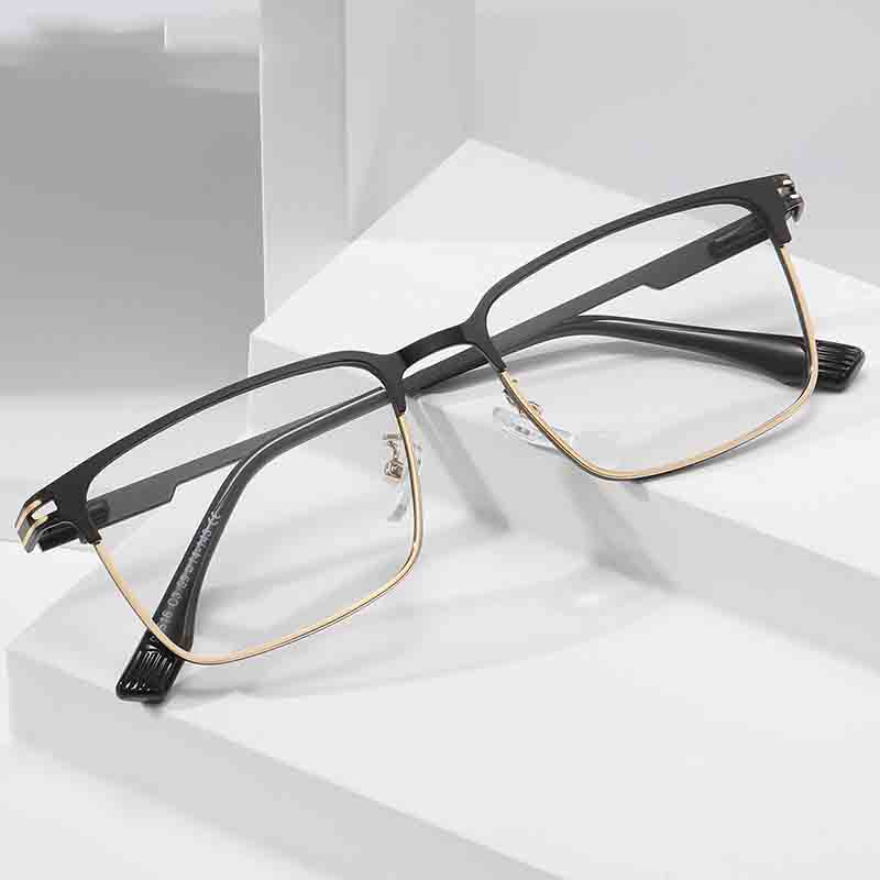 2026 New Intelligent Photochromic Glasses Frame Men Unisex Outdoor Uv Sunglasses Eyewear Men Women Metal Half Frame Eyeglasses