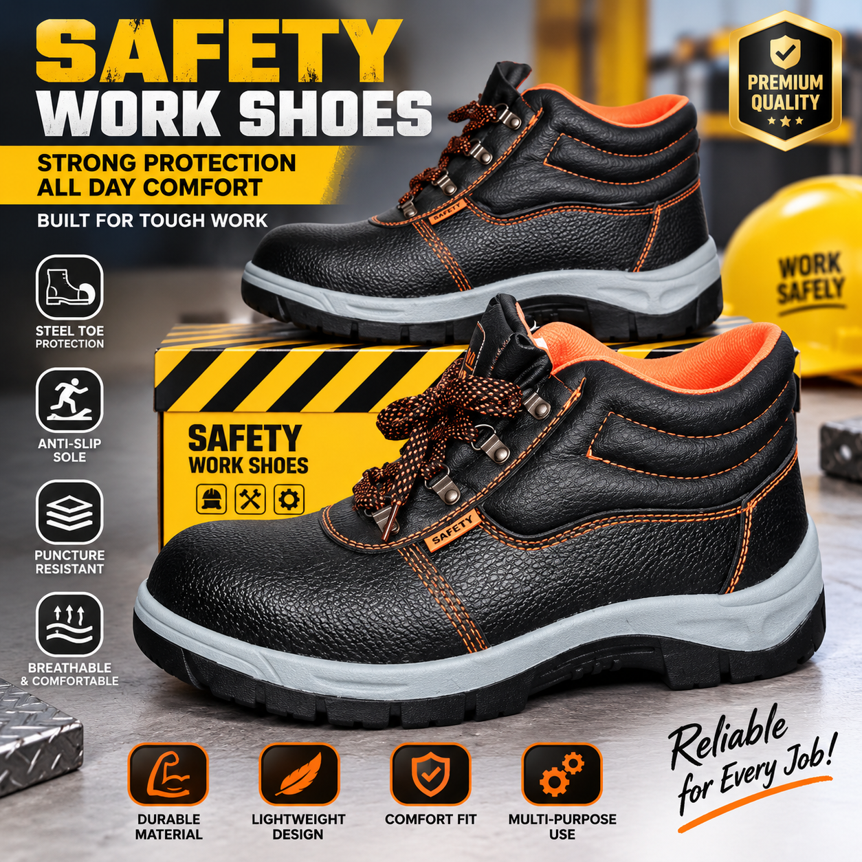 All Seasons Home And Industrial miitary shoes and Tactical Safety Boot..