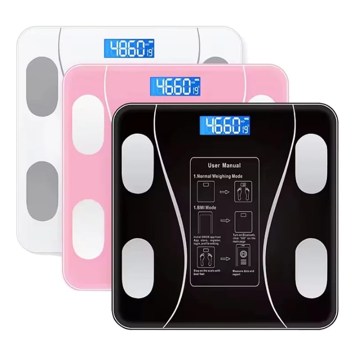 Bluetooth weighing scale max 180kg - It combines durable construction with a practical design that fits perfectly in the modern home