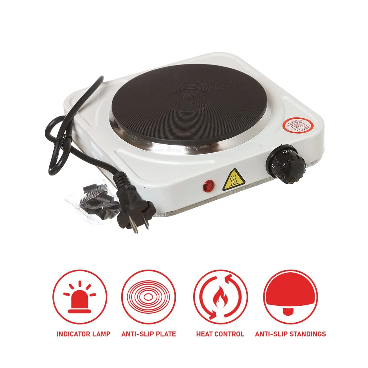 Electric mini stove-Compact and lightweight design,Compact and lightweight design,easy to use and store and suitable for heating and light cooking