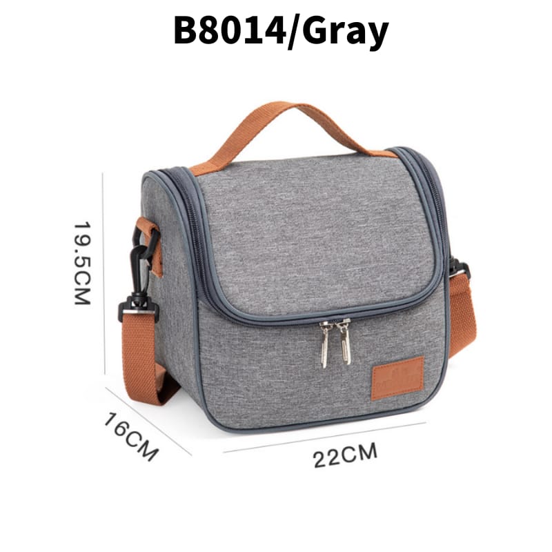Round zip single space Insulated food bag to Keep your meals and snacks conveniently packed