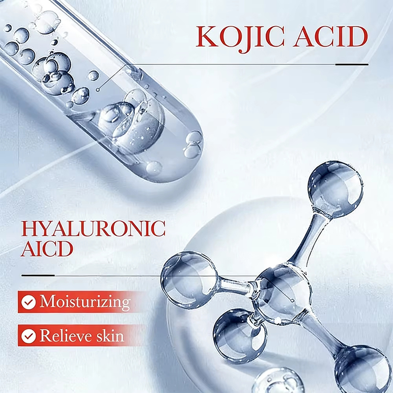 SADOER Kojic Acid Whitening and Freckle Removal Face Serum Moisturizing Facial essence Anti-Aging Wrinkle Serum Skin Care
