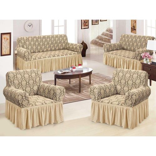 CLEARANCE OFFER Quality Classy Universal Stretchable TURKEY Jacquard SEAT COVERS, SOFA LOOSE COVERS- 7 Seater-3:2:1:1