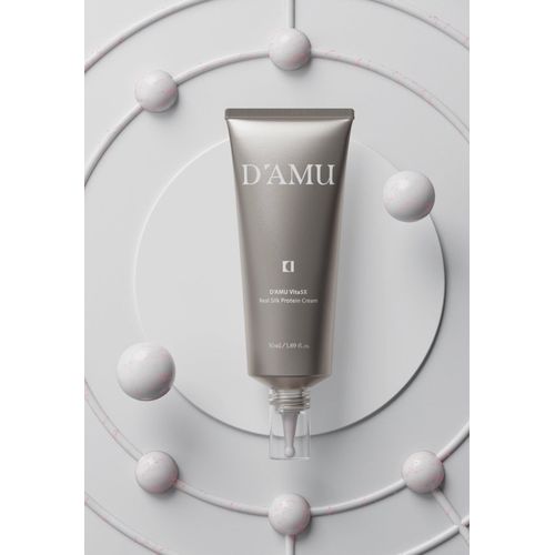 D'AMU Vita5X Real Silk Protein Cream. Deeply moisturizes, Give a korean glass skin glow, Is anti-aging, Removes Wrinkles, Dark spots, Fine Lines, Firms loose skin, Promote collagen production.