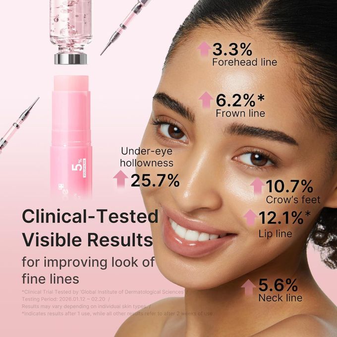 Medicube PDRN Pink Collagen Volume Multi Balm Stick for eyes, cheecks, neck, lips. give a youthful glows, hydrates, smooth fine lines, removes dark circles, puffiness, even the skin tone.