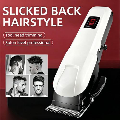 Geemy GM-6008 Rechargeable Cordless Shaving Machine With LCD battery level indicator Geemy Professional Cordless Hair Clipper / Shaving Machine-Kinyozi