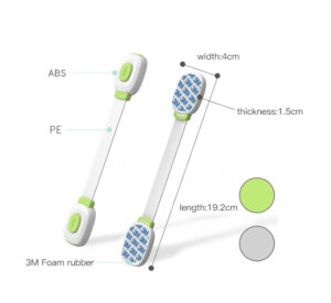 Safety Cabinet Child Locks Latches for Fridge, Drawers, Toilets & Cabinets – Baby Safety Lock Pair