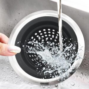 Kitchen Sink Drainer Basket – Anti-Clog Sink Strainer for Food Residue Filter